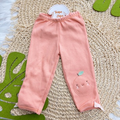 CONJ. DE MALHA 3 PEÇAS - Coelha de Laço - Rose e Off White